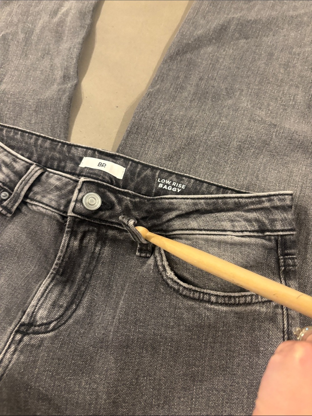 BP Low Rise Baggy Wide Leg Jeans - Picture 8 of 10